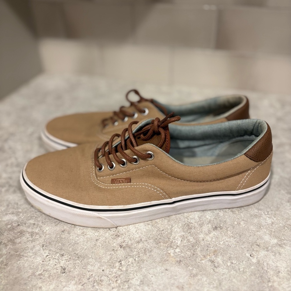 Vans Tan Canvas Sneakers - Picture 3 of 8